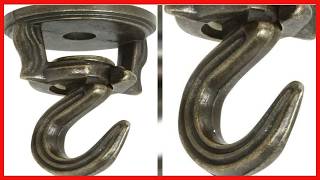 National Hardware Antique Brass Swivel Swag Hooks – Compact, Versatile 2-Pack