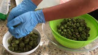 Nonna Franca Preserving Pitted Green Olives