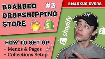 Free Shopify Tutorial #3 - Menus Collections & Navigation