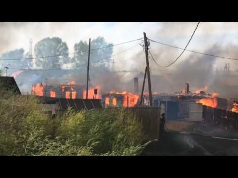 Канск продолжает гореть