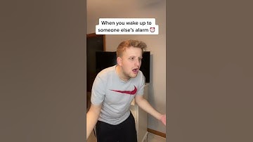 When SOMEONE else’s alarm WAKES YOU UP 😑 #shorts