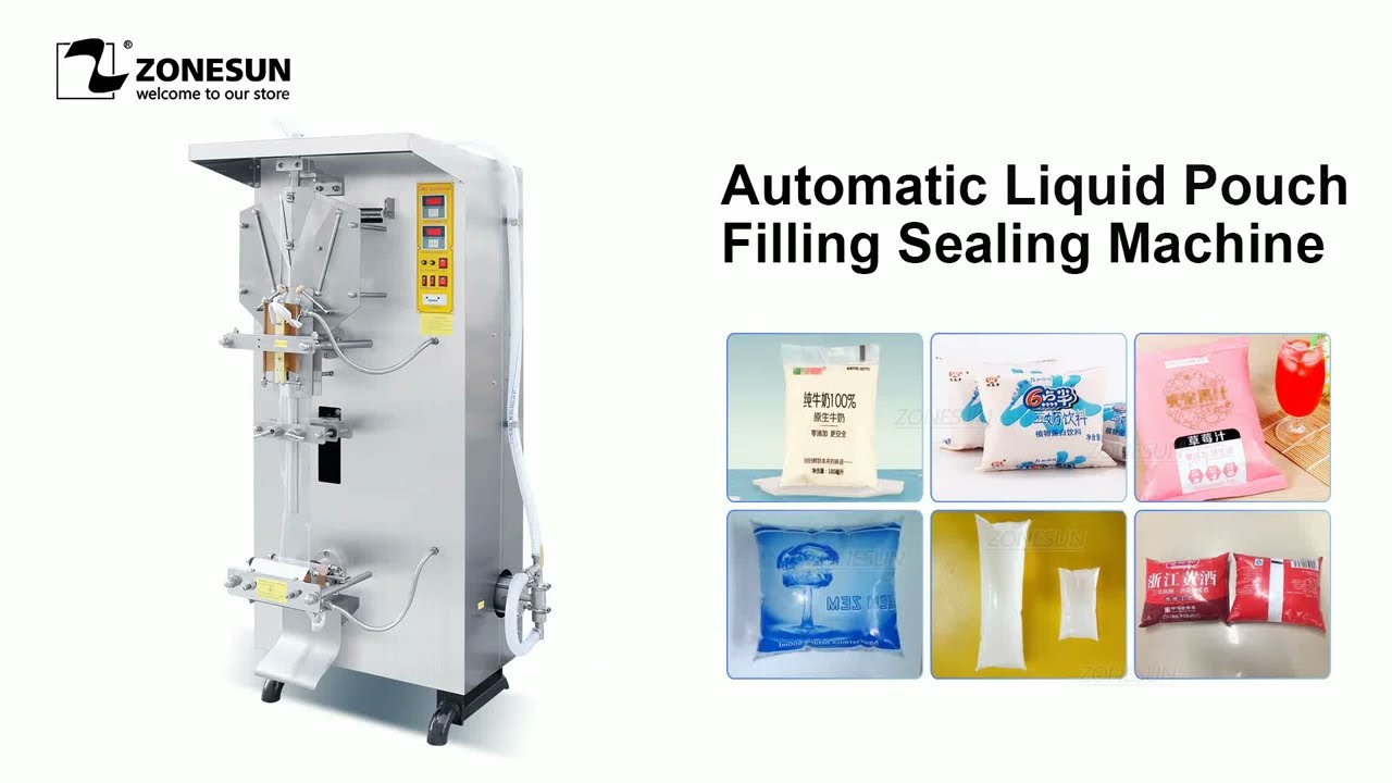 Liquid Pouch Filling Packing Machine