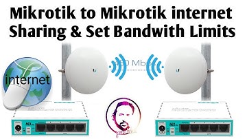 Mikrotik To Mikrotik Internet Sharing & Set Bandwidth Limits (Urdu/Hindi)