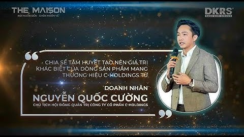Youtube Short - Doanh nhân Nguyễn Quốc Cường chia sẻ về dự án căn hộ cao cấp ven sông The Maison