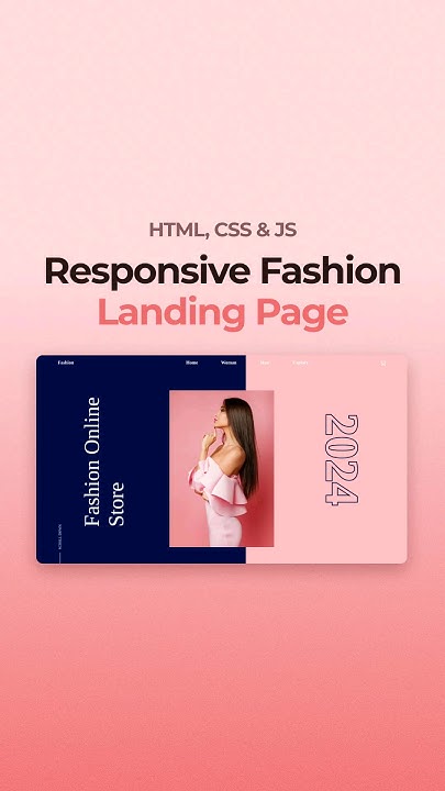 Responsive Landing Page Using HTML CSS And JavaScript - YouTube