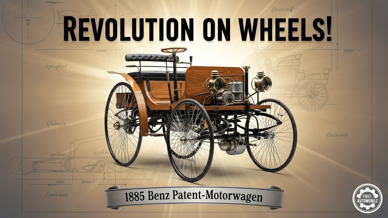 1885 Benz Patent-Motorwagen |The Engine That Started It All - YouTube