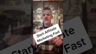 How to start affiliate marking fast