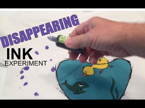 How Disappearing INK works Experiment 