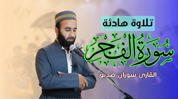 سورة الفجر surah al-fajr  القارئ سوران صديق