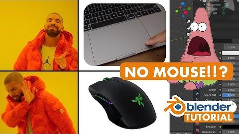 How to Use Blender Without a Mouse | Blender Tutorial