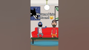 We are cartoons! 😲