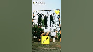 Spider Net Climbing🧗‍♂️ by Commando Trainer Dipankar
