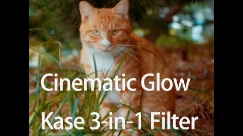 Kase 3-in-1 filter = outdoor cinematic magic, simplified!