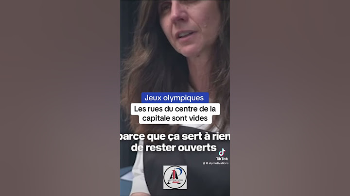 Jeux Olympiques - les rues de la capitale sont vides ! #new #reportage #actualités