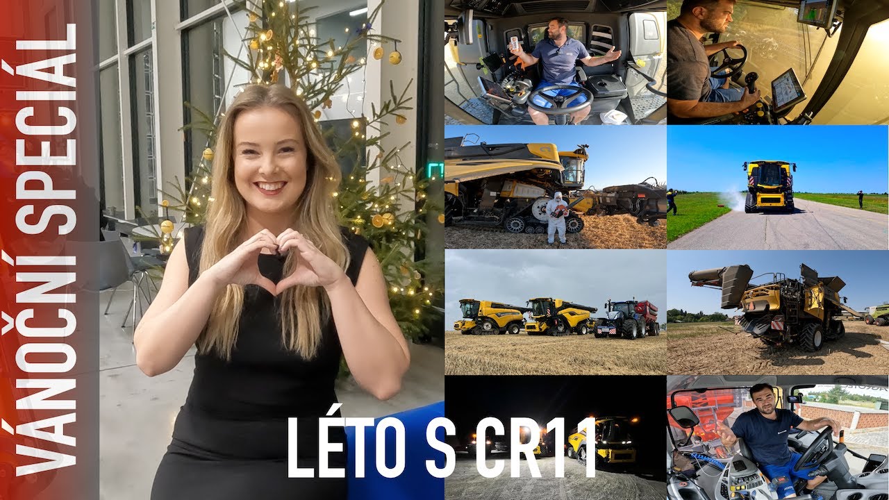 🎄 VÁNOČNÍ SPECIÁL S CR11 a Janou 🎄 - Královnou polí | New Holland CR11