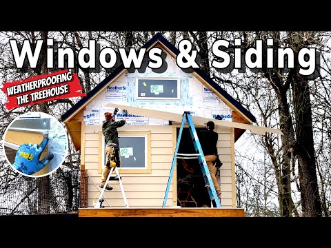 Installing Windows In New Construction || Lap Siding Installation