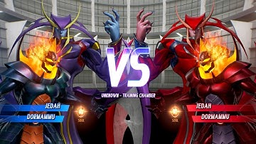 Marvel vs Capcom Infinite - Jedah and Dormammu VS Red Jedah and Red Dormammu