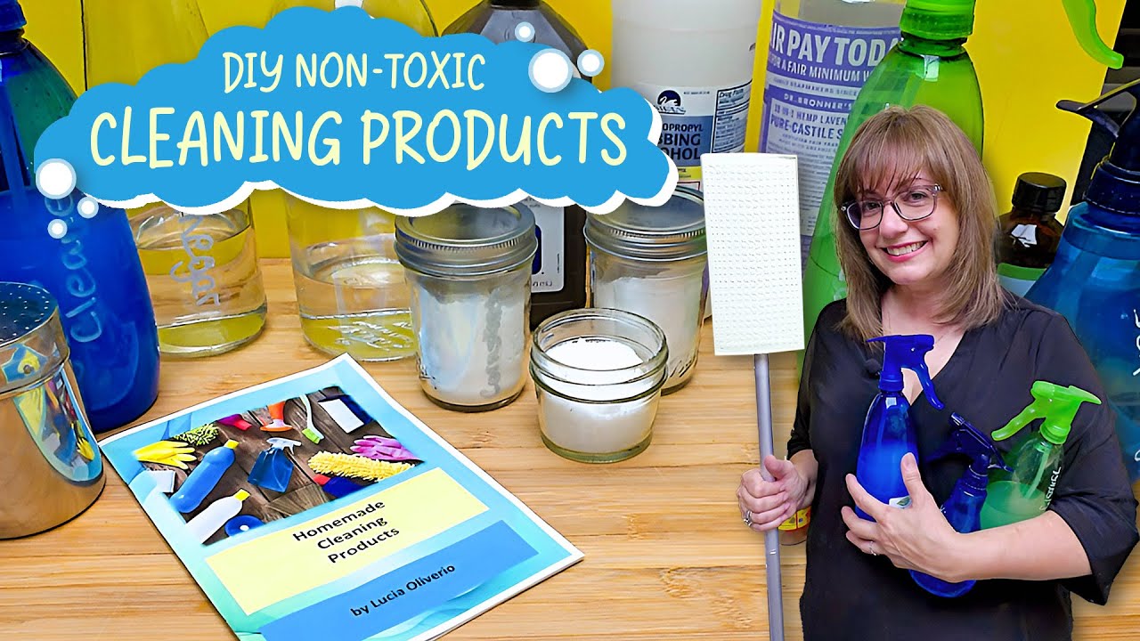 DIY Non Toxic Cleaning Products With Products You Already Have 