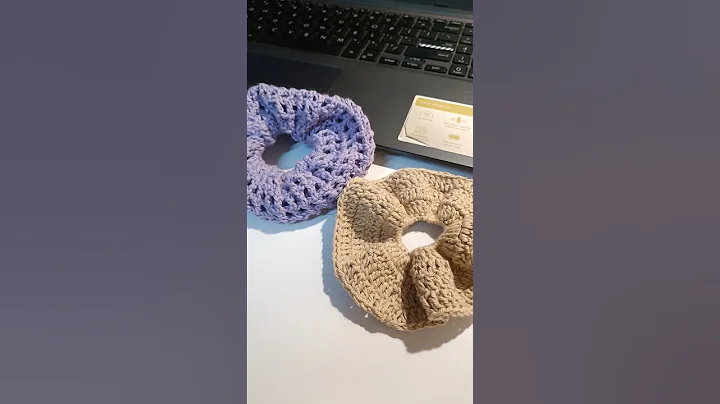 Crochet Scrunchies #crochet #tutorial #crochetscrunchies #beginnercrochet #easycrochet