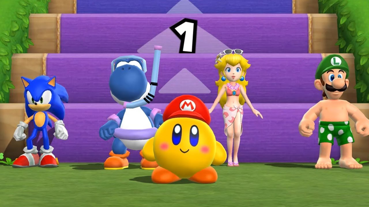 Step It Up Champions: 7 Wins Battle - Sonic vs Yoshi vs Peach vs
