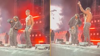 Kendrick Lamar Brings Out Kodak Black On The Stage At Rolling Loud Festival \& Performing Silent Hill