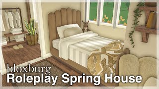 Bloxburg - Roleplay Spring House Speedbuild 🌻 (interior   full tour) | Roblox