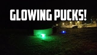 The Comet Puck in Action - Night Hockey!
