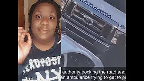 Parking Officer Blocks Ambulance to Write A Ticket...