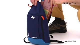 quechua 10 ltr blue casual backpack