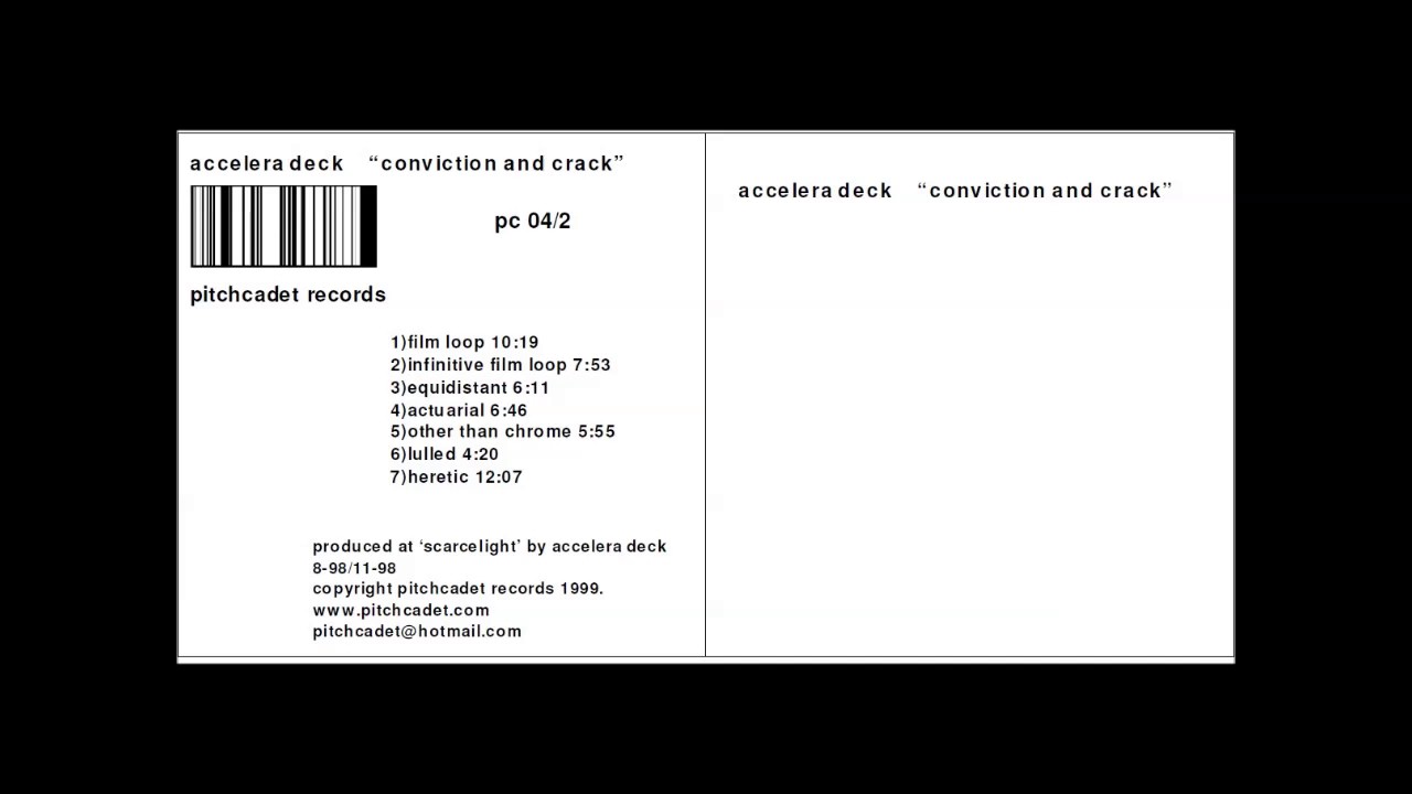 Guarda accelera deck "conviction and crack" su YouTube Guarda accelera deck "conviction and crack" su YouTube