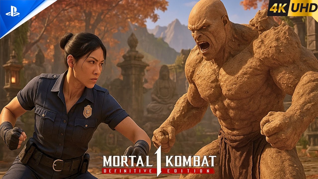 Копы Ли Мэй против Песочного человека – геймплей Mortal Kombat 1 | 4K Full HD 60 кадров в секунду...