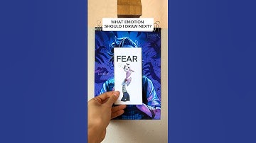 I draw #Insideout Fear as a human💙 What emotion should I draw next? Write in comments🫶 #insideout2