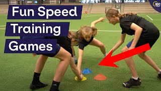 3 Fun Speed Training Games For Small Groups & Partners