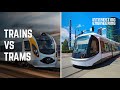 4 differences between trains and trams