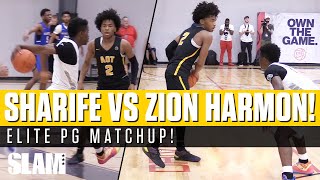 Sharife Cooper vs Zion Harmon! CRAZY PG Matchup in Dallas 👀