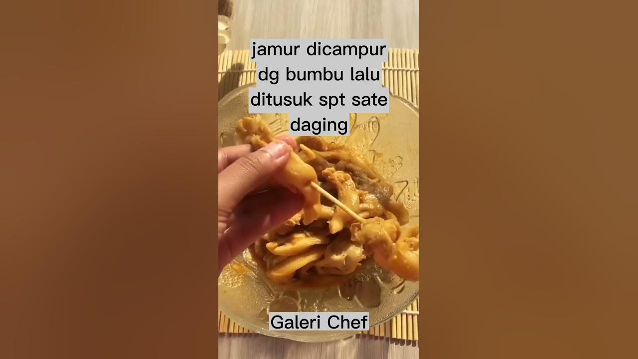 Sate Jamur Rasa Daging Asli #shorts#resepviral#kulinernusantara