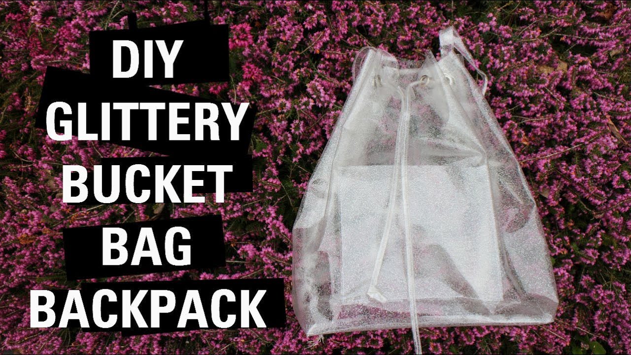 Diy Unif Vapor Pack | glittery bucket bag backpack | Fake it to make it #1