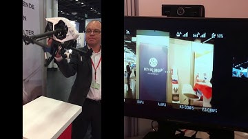 PMRExpo 2017: Drone Flight in Avaya Equinox Video