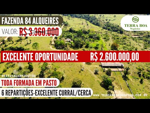Vídeo do imóvel — Fazenda 84 Alqueires - Próximo a BR 364