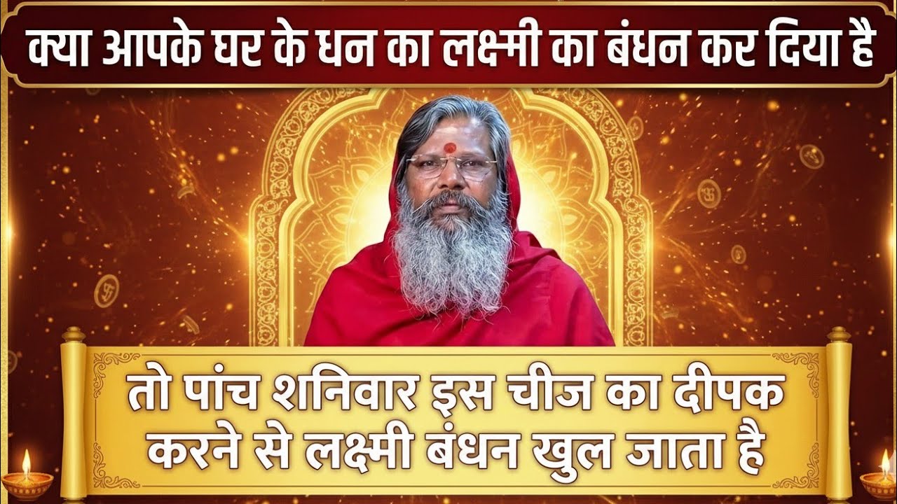 क्या आपके घर की लक्ष्मी बंध गई है। तो पांच शनिवार इस चीज का दीपक करें#thought yoga#live#bhakti Vibe