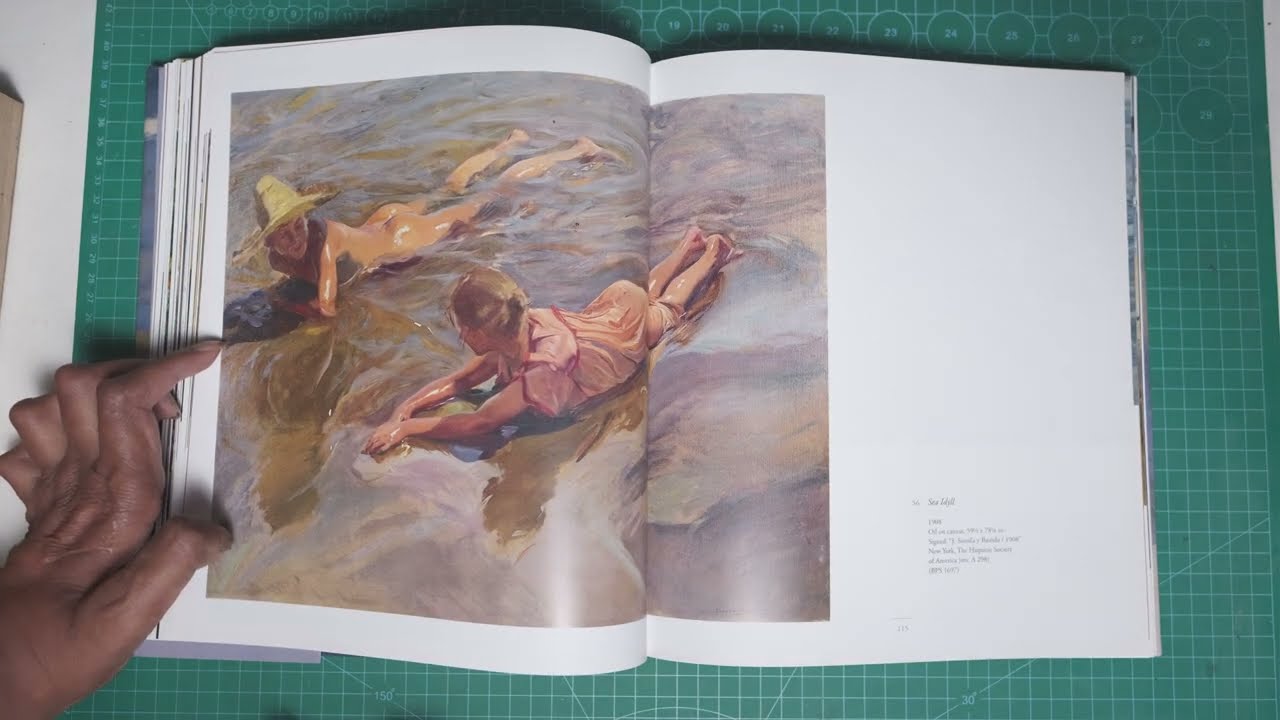 ㉓Sorolla THE MASTERWORKS Book Flip - Sorolla The Masterworks - YouTube