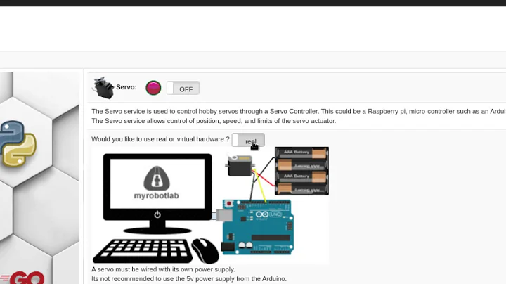MyRobotLab - Virtual Switch