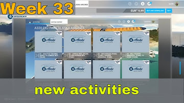 🛫 New activities in MSFS2020 Marketplace|Weekly Update|Master Your Flight Skills!|Week 33✈️