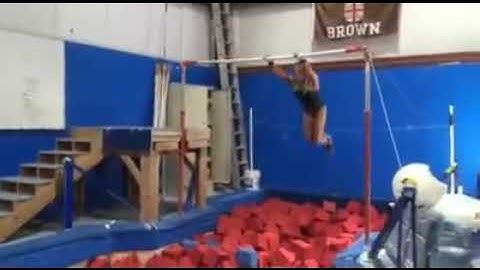 Kip Cast Handstand Half Pirouette High Bar