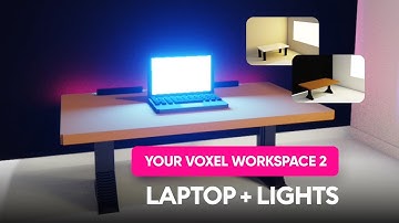 Create your workspace in 3D part 2 - Magica Voxel Tutorial