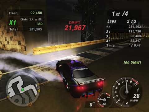 Hardest & Longest Drift Race In NFSU2