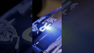 UV laser engraving on Glass!