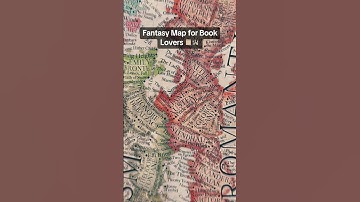 Fantasy Map of the Literature ✨📚 #fantasy #fantasymap #drawing #booklover