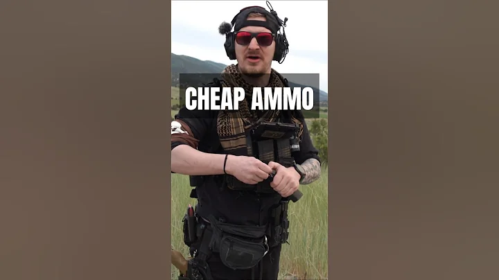 Cheap Ammo #shorts #tactical #gun #guns #shooting #pistol #pewpew #shootingsports #glock