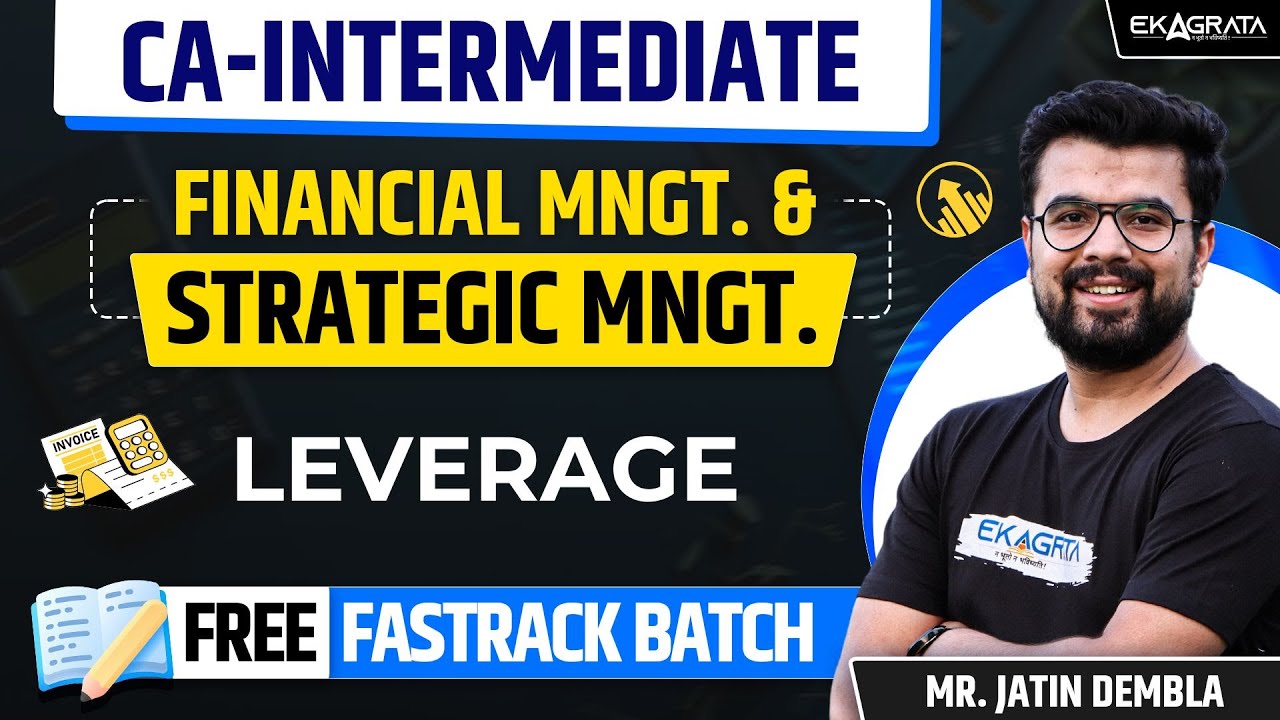 Leverage Fasttrack Revision | CA Inter FM SM Leverage Revision | By Jatin Dembla